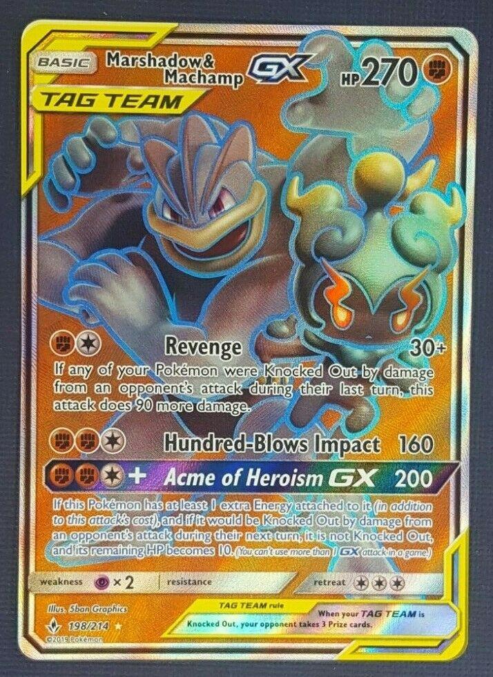 Marshadow & Machamp GX #198 Prices | Pokemon Unbroken Bonds | Pokemon Cards