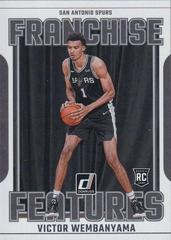 Victor Wembanyama #29 Basketball Cards 2023 Panini Donruss Franchise Features Prices