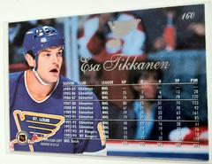 Backside | Esa Tikkanen [Flair] Hockey Cards 1994 Fleer