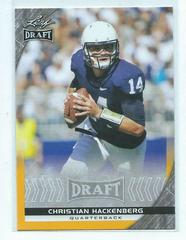 Christian Hackenberg [Gold] #15 Football Cards 2016 Leaf Draft Prices