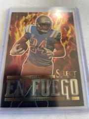 Zach charbonnet #EF-ZC Football Cards 2023 Panini Select Draft Picks En Fuego Prices