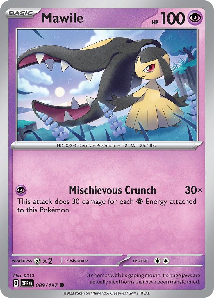 Mawile #89 Pokemon Obsidian Flames