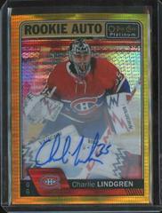 Charlie Lindgren [Seismic Gold] Hockey Cards 2016 O-Pee-Chee Platinum Rookie Autographs Prices