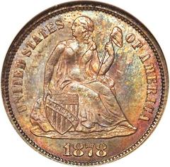 1878 CC Coins Seated Liberty Dime Prices