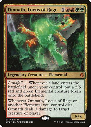 Omnath, Locus of Rage Magic Battle for Zendikar