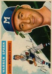 Warren Spahn [Gray Back] Baseball Cards 1956 Topps Prices