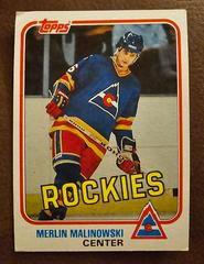 Merlin Malinowski [West] Hockey Cards 1981 Topps Prices