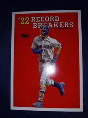 Julio Rodriguez #RB-12 Baseball Cards 2023 Topps Oversized Record Breakers Prices