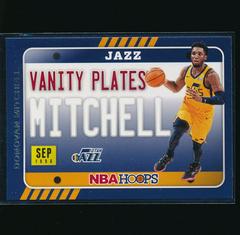 Donovan Mitchell Basketball Cards 2020 Panini Hoops Vanity Plates Prices