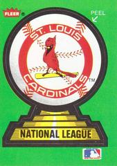 St. Louis Cardinals Team Sticker Baseball Cards 1988 Fleer Team Stickers Prices