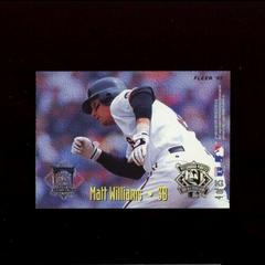 Back Card | Wade Boggs, Matt Williams Baseball Cards 1995 Fleer All Stars