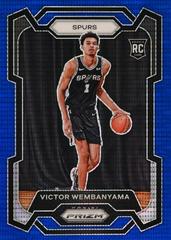 Victor Wembanyama [Blue Seismic] #136 Basketball Cards 2023 Panini Prizm Prices