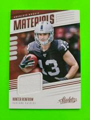 Hunter Renfrow Football Cards 2019 Panini Absolute Rookie Materials Prices