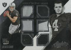 Derek Carr #DC Football Cards 2014 Panini Absolute Tools of the Trade Complete Rookies Prices