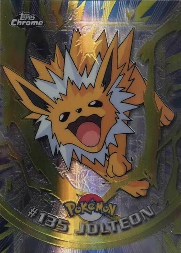 Jolteon [Spectra] #135 Pokemon 2000 Topps Chrome