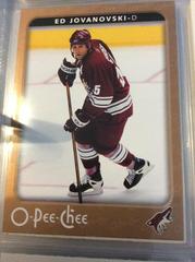 Ed Jovanovski #379 Hockey Cards 2006 O Pee Chee Prices