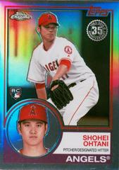 Shohei Ohtani #83T-6 Baseball Cards 2018 Topps Chrome 1983 Prices