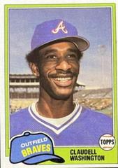 Claudell Washington [Traded] #854 Baseball Cards 1981 Topps Prices