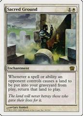 Sacred Ground [Foil] Magic 8th Edition Prices