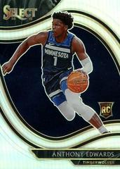 Anthony Edwards [Silver Prizm] #300 Basketball Cards 2020 Panini Select Prices