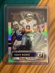 Tony Romo [Press Proof Blue] #12 Football Cards 2015 Panini Donruss Prices