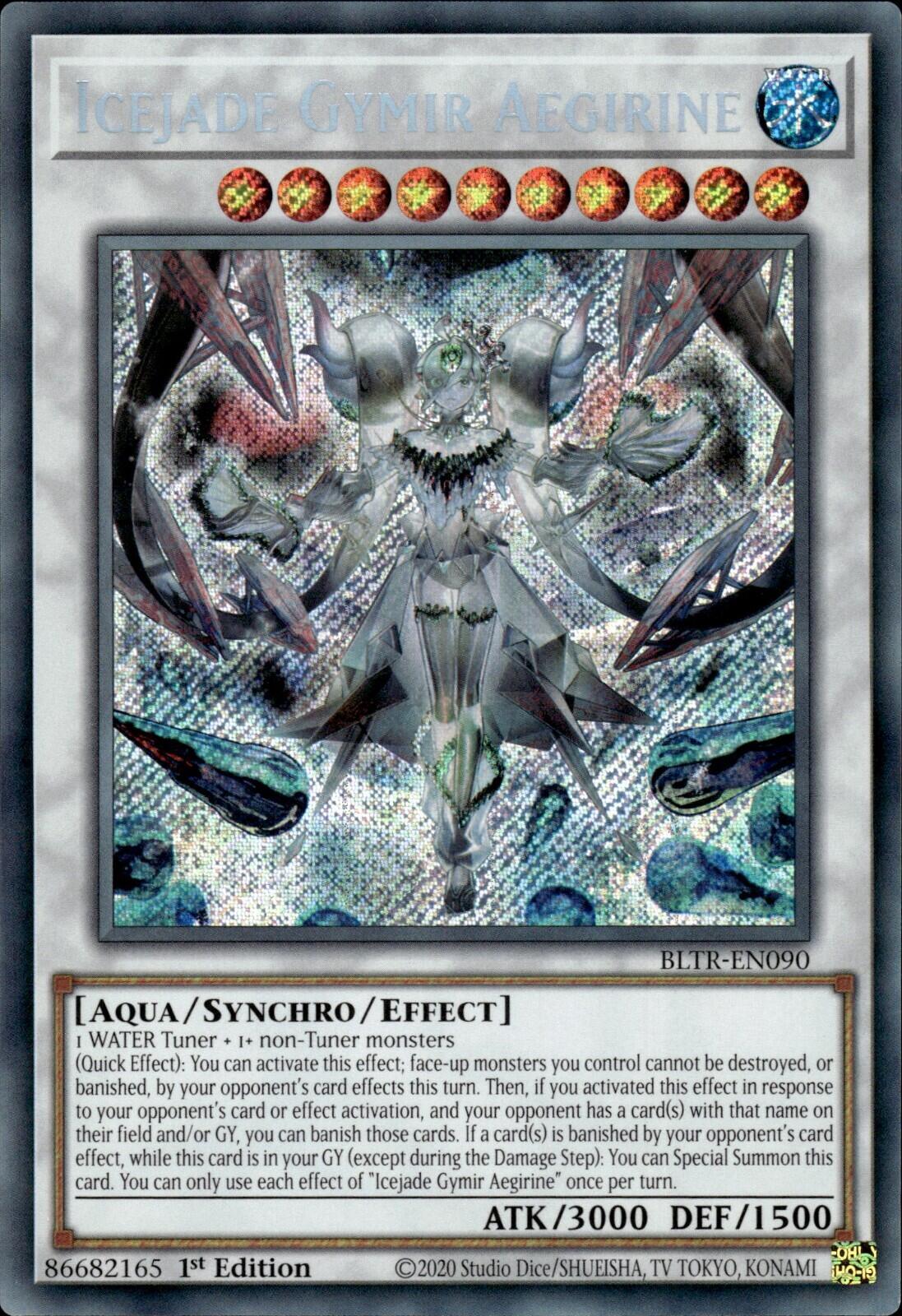 Icejade Gymir Aegirine BLTR-EN090 YuGiOh Battles of Legend: Terminal Revenge