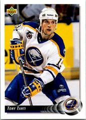 Tony Tanti #182 Hockey Cards 1992 Upper Deck Prices