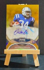 Delone Carter [Gold] Football Cards 2011 Bowman Sterling Autograph Prices