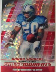 Barry Sanders [Xfractor] #FM-BS Football Cards 2008 Topps Finest Moments Prices
