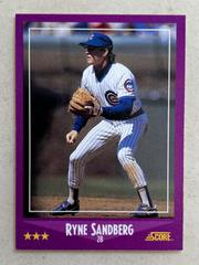 Ryne Sandberg Baseball Cards 1988 Score Glossy Prices