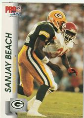 Sanjay Beach #500 Football Cards 1992 Pro Set Prices