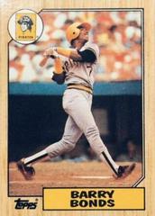 Barry Bonds [Double Misprint] #320 Baseball Cards 1987 Topps Prices