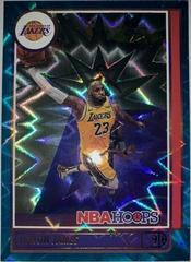 LeBron James [Teal Explosion] #136 Basketball Cards 2021 Panini Hoops Prices