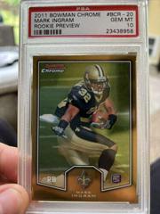 Mark Ingram #BCR-20 Football Cards 2011 Bowman Chrome Rookie Preview Prices