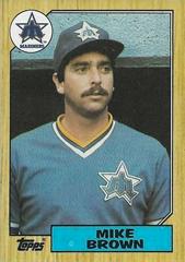 Mike Brown #271 Baseball Cards 1987 Topps Prices