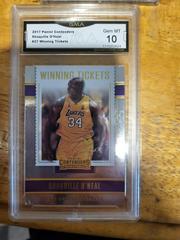 Shaquille O'Neal #27 Basketball Cards 2017 Panini Contenders Winning Tickets Prices