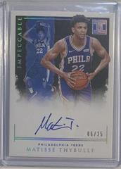 Matisse Thybulle [Autograph Holo Silver] Basketball Cards 2019 Panini Impeccable Prices