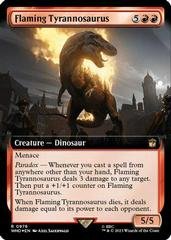 Flaming Tyrannosaurus [Extended Art] #385 Magic Doctor Who Prices