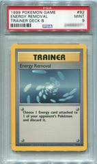 Energy Removal [Trainer Deck B] #92 Pokemon Base Set Prices