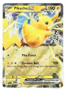 Pikachu Ex [Snowflake Stamp] #63 Pokemon Paldea Evolved