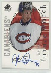 Yann Danis [Autograph] Hockey Cards 2005 SP Authentic Prices