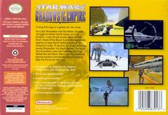 Rear | Star Wars Shadows of the Empire Nintendo 64