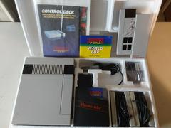 INSIDE OF BOX 100% COMPLETE  | Nintendo NES Sports Set Console NES