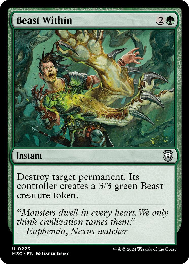 Beast Within #223 Magic Modern Horizons 3 Commander