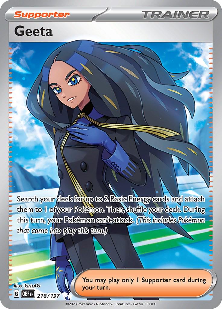 Geeta #218 Pokemon Obsidian Flames