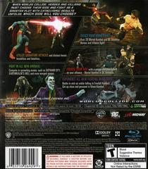 Back Cover | Mortal Kombat vs. DC Universe Playstation 3
