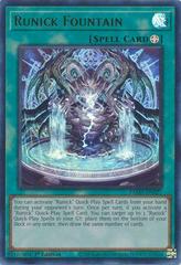 Runick Fountain [1st Edition] TAMA-EN027 YuGiOh Tactical Masters Prices