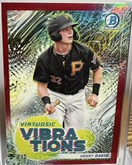 Henry Davis [Red] #VV-8 Baseball Cards 2022 Bowman Virtuosic Vibrations Prices