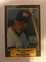 Jim Blueberg Baseball Cards 1990 Procards Prices