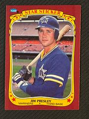 Jim Pressley #89 Baseball Cards 1986 Fleer Star Stickers Prices